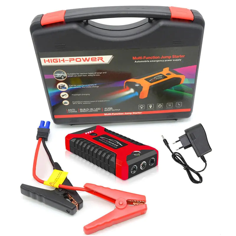 26000mAh/20000mAh Car Jump Starter 1000A 12V Output Portable Emergency Start-up Charger for Cars Booster Battery Starting Device