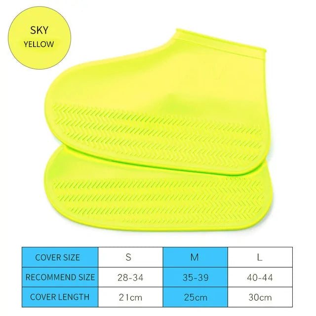 Boots Waterproof Shoe Cover Silicone Material Unisex Shoes Protectors Rain Boots for Indoor Outdoor Rainy Days Reusable